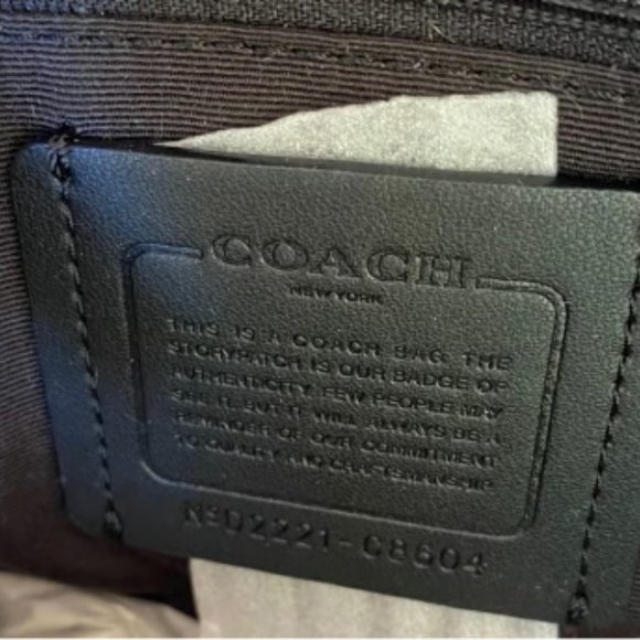 NWT Coach Mini Court Backpack In Signature Canvas c8604 - Picture 8 of 9